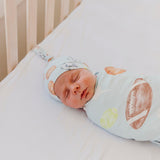 Knit Swaddle Blanket - Sports Medley