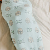 Knit Swaddle Blanket - Star Wars Mando Medley