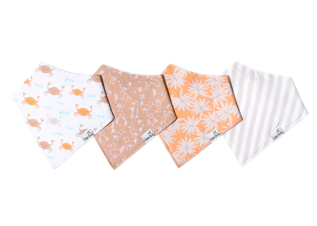 Copper Pearl Baby Bandana Bibs