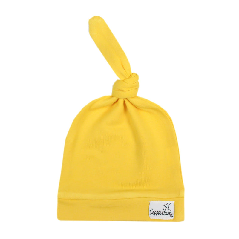 Top Knot Hat - Banana