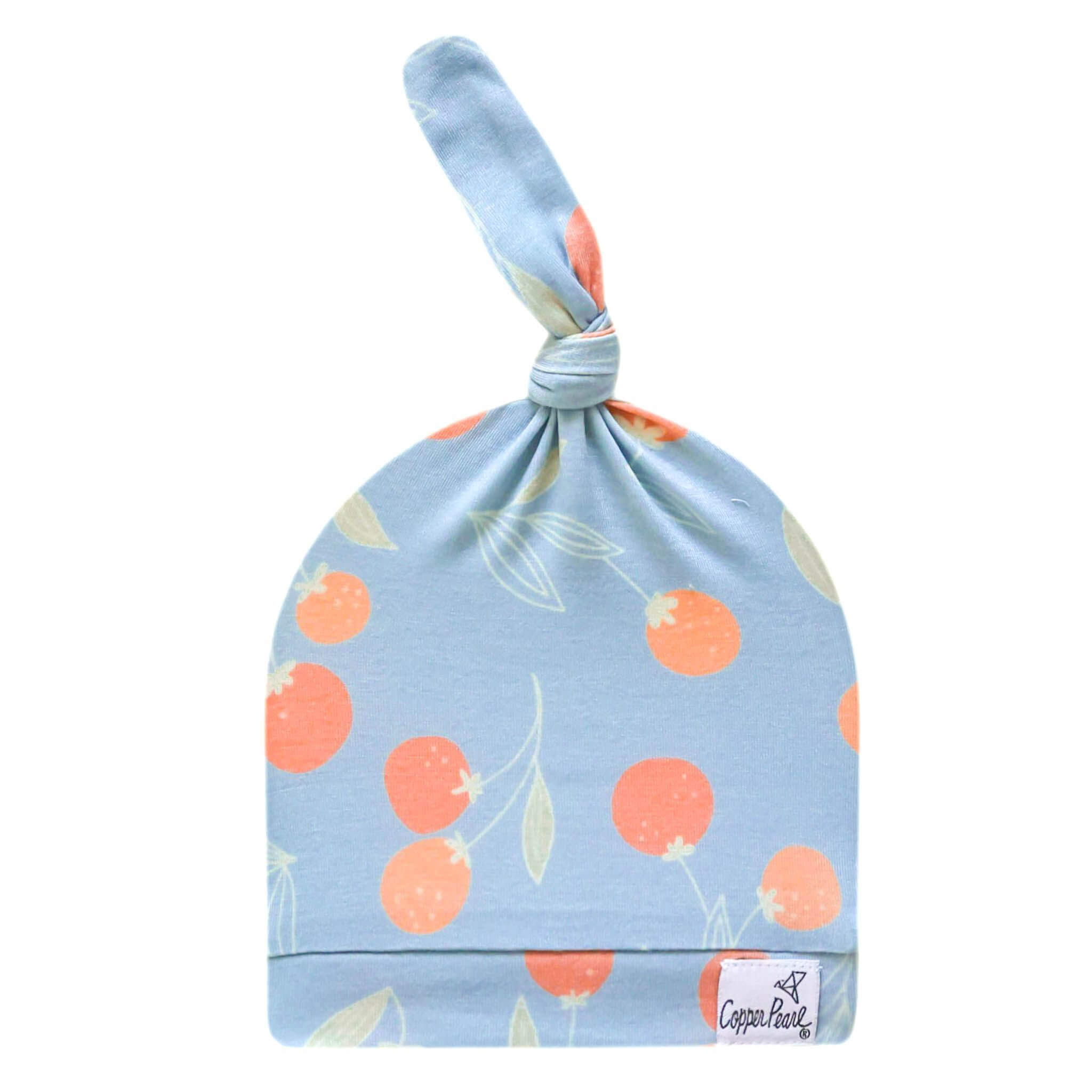 Top Knot Hat - Clementine