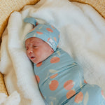 Top Knot Hat - Clementine