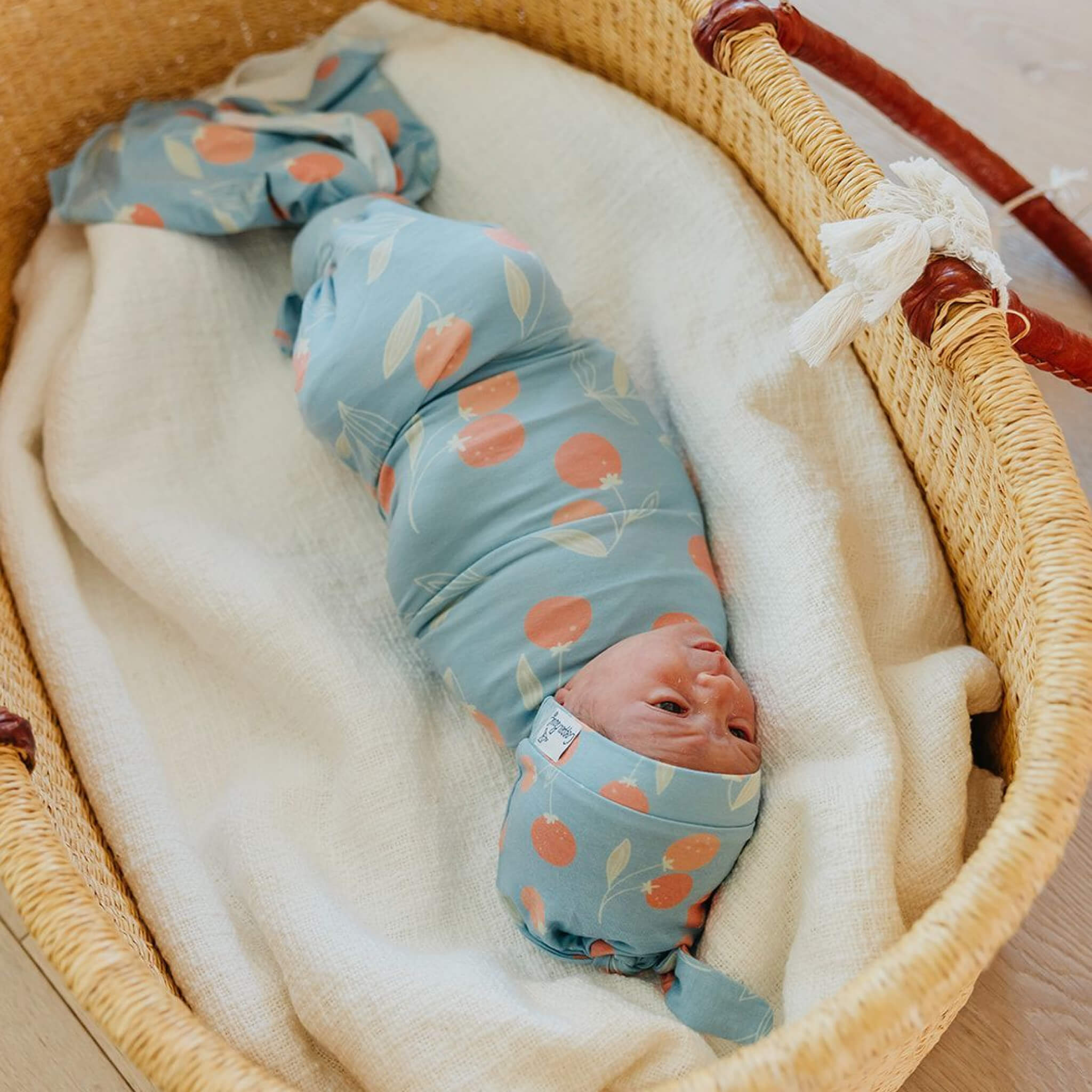 Top Knot Hat - Clementine