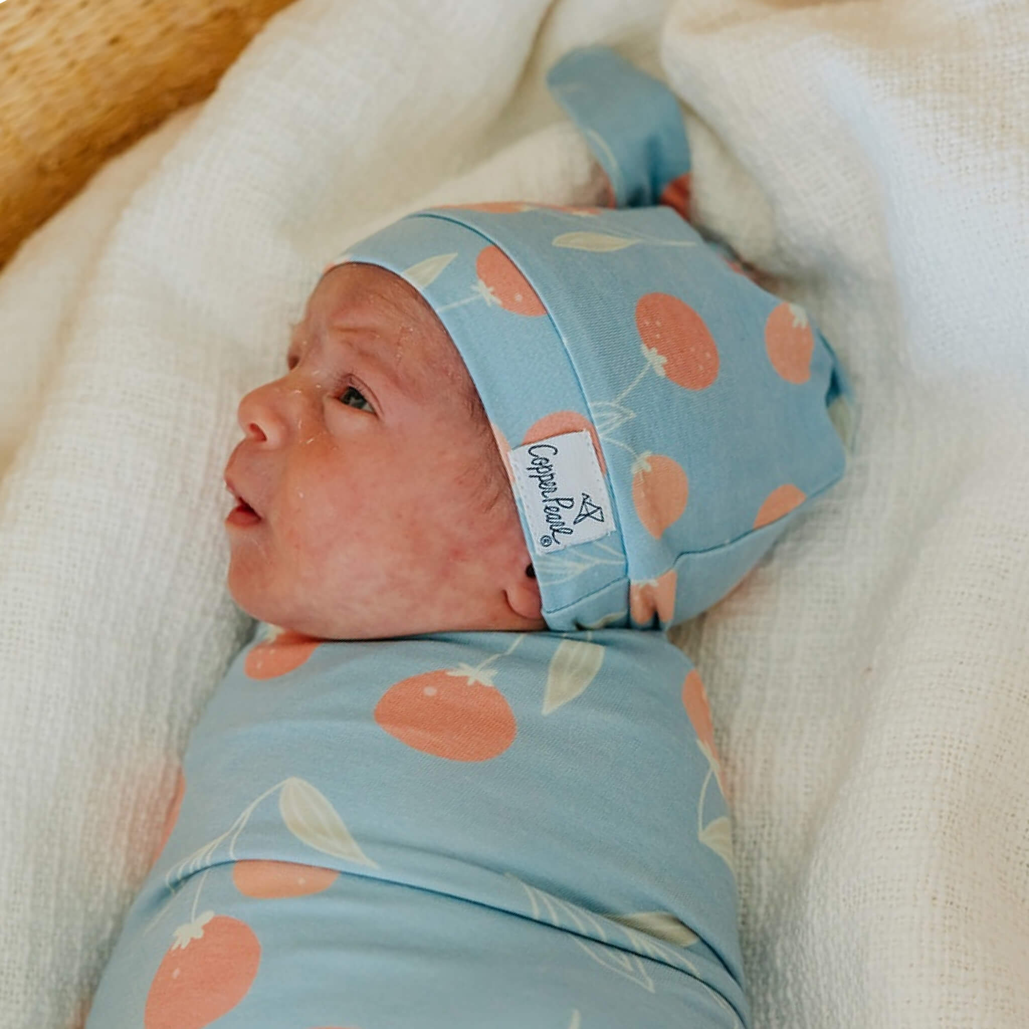 Top Knot Hat - Clementine