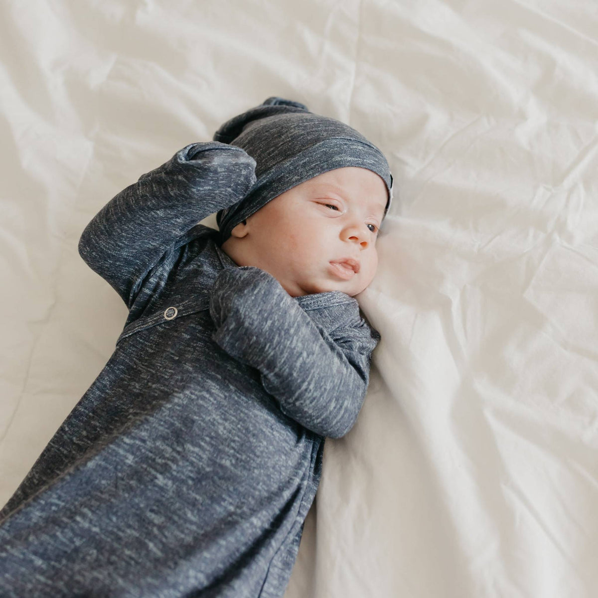 Top Knot Hat - Denim