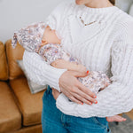 Top Knot Hat - Flora