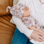 Top Knot Hat - Flora