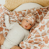 Top Knot Hat - Gingerbread