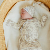 Top Knot Hat - Jurassic Park Fossils