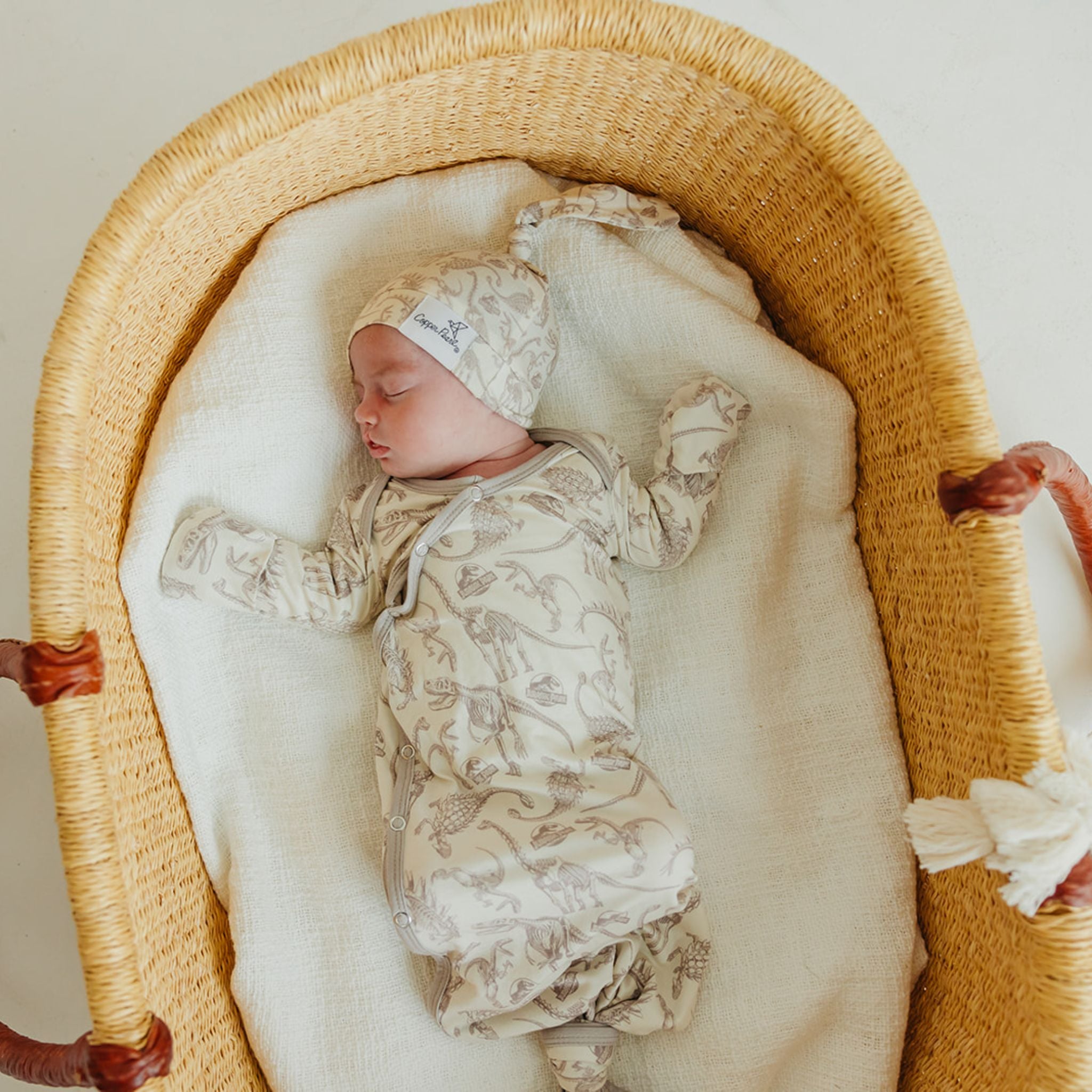 Top Knot Hat - Jurassic Park Fossils