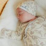 Top Knot Hat - Jurassic Park Fossils