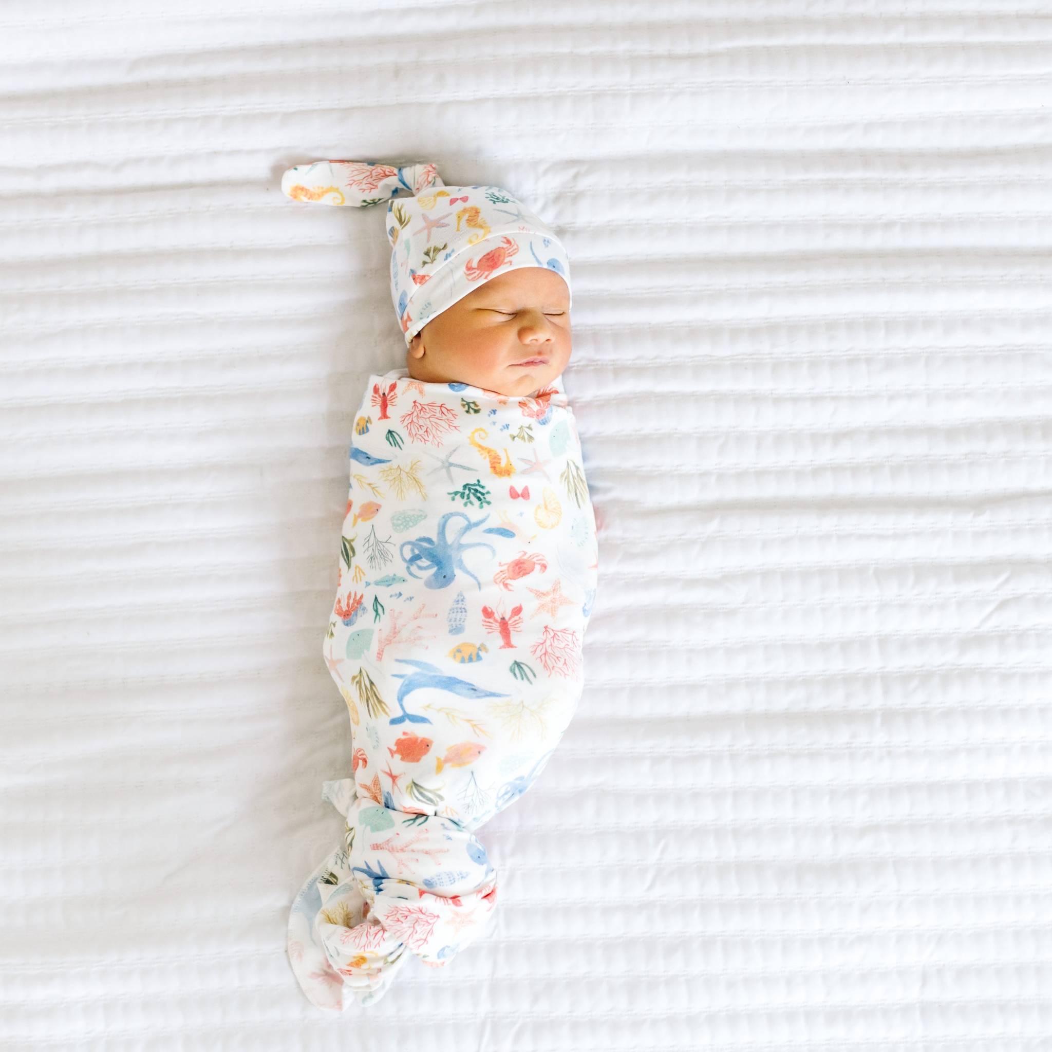 Top Knot Hat - Nautical