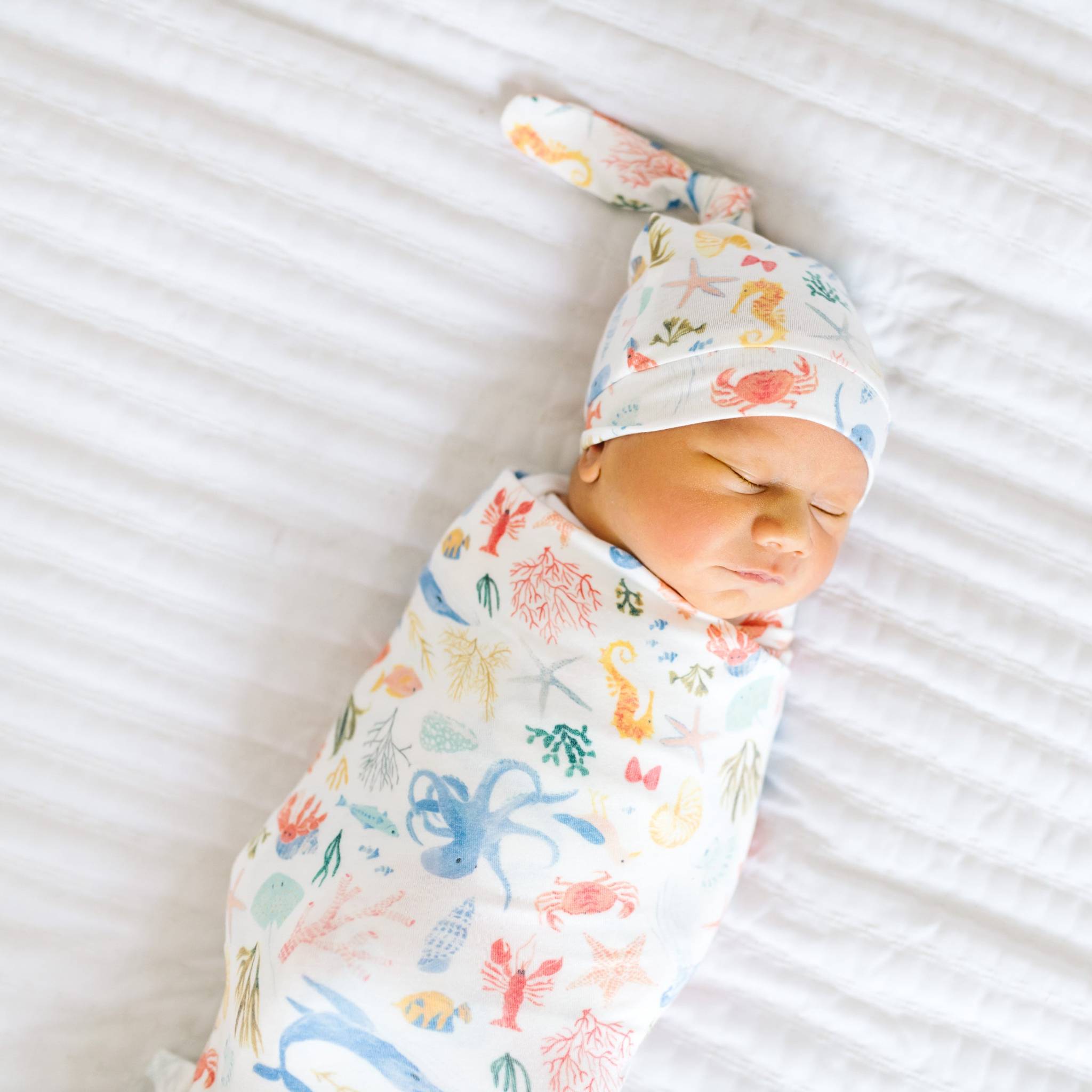 Top Knot Hat - Nautical