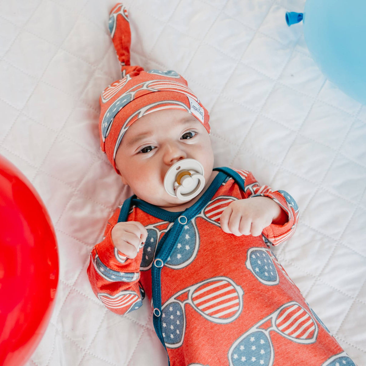 Top Knot Hat - Spangled