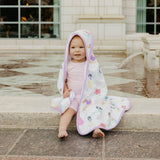 Premium Baby Knit Hooded Towel - Disney Princess