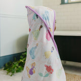 Premium Baby Knit Hooded Towel - Disney Princess