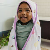 Premium Baby Knit Hooded Towel - Disney Princess