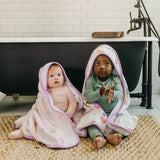Premium Baby Knit Hooded Towel - Enchanted Friends