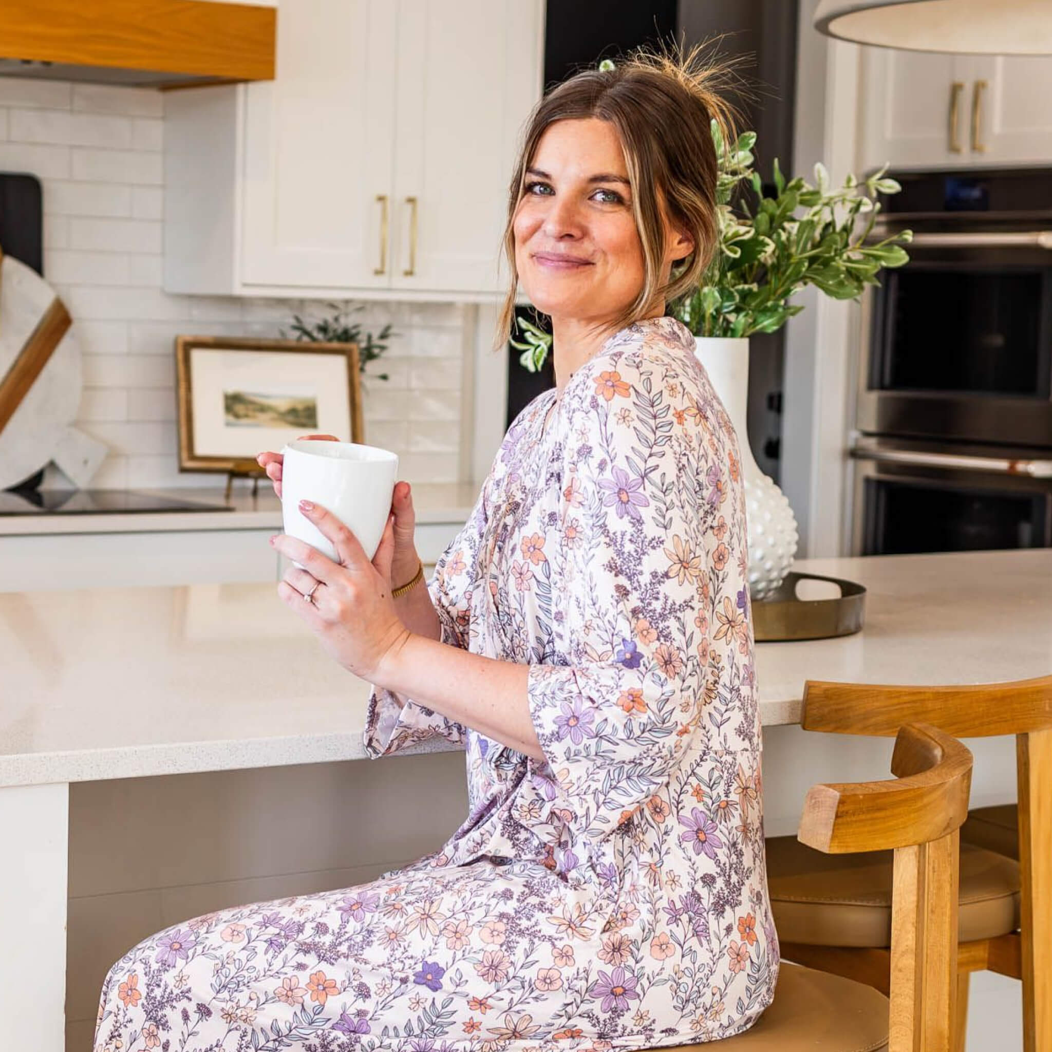 Women's Everyday Robe - Flora