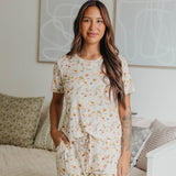 Bamboo Women's Short Sleeve Pajamas - Angelique