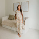 Bamboo Women's Short Sleeve Pajamas - Angelique