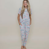Women's Short Sleeve Pajamas - Genevieve