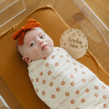 Personalized Wooden Announcement Sign - Happy Daisy