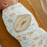 Personalized Wooden Announcement Sign - Touchdown