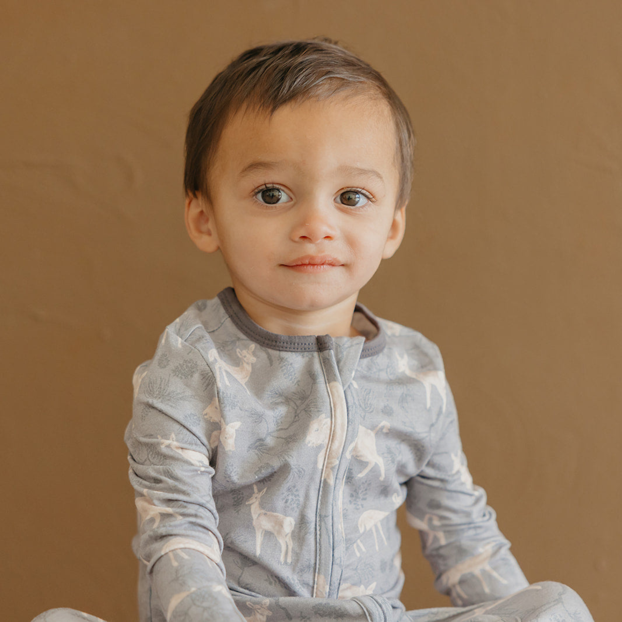 Zip-Up Footie Pajama - Timber