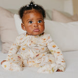 Bamboo Zip-Up Footie - Angelique