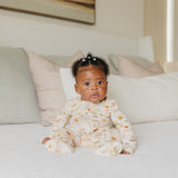 Bamboo Zip-Up Footie - Angelique