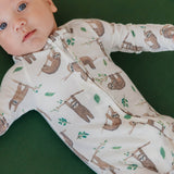 Zip-Up Footie Pajama - Noah