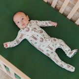 Zip-Up Footie Pajama - Noah
