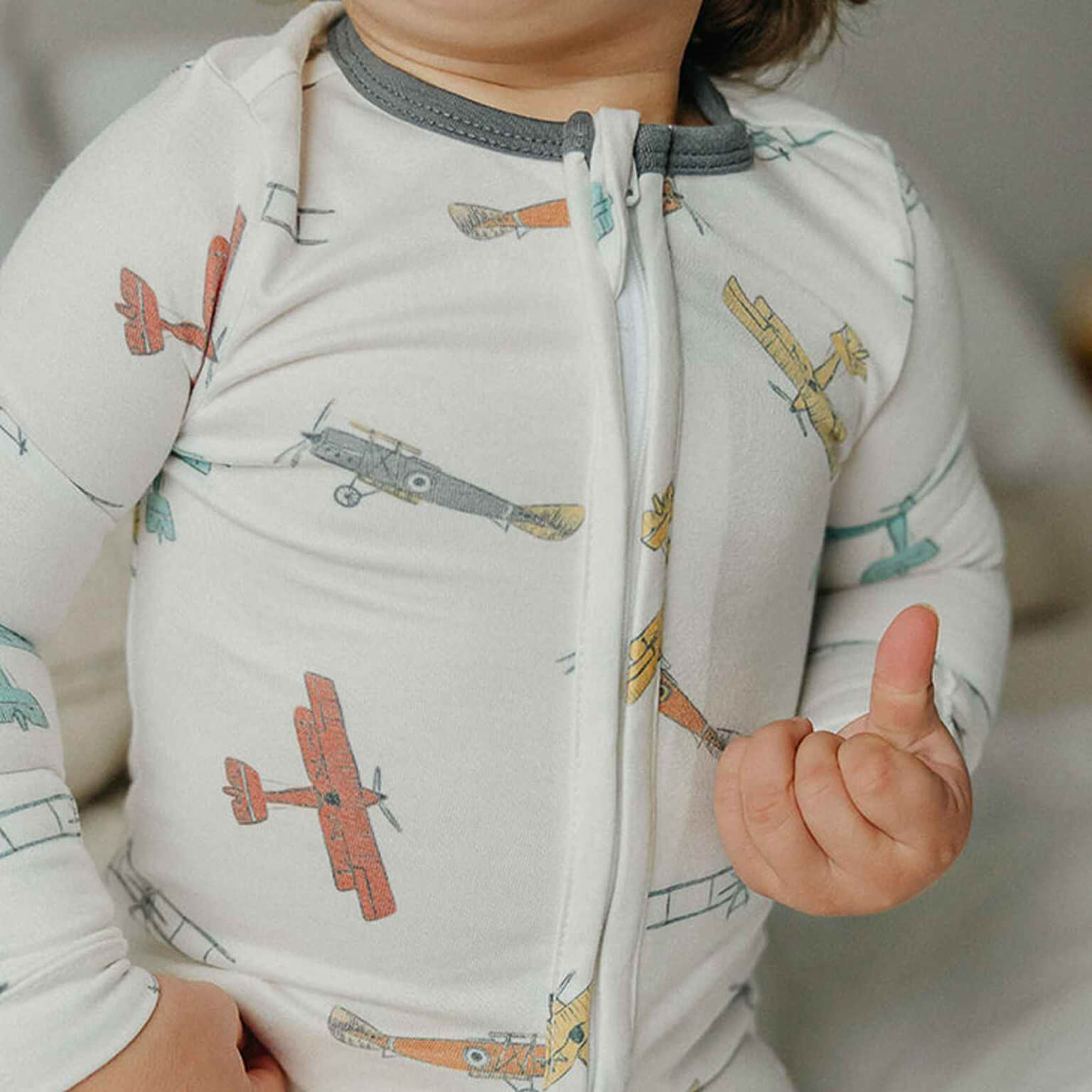 Zip-Up Footie Pajama - Ace