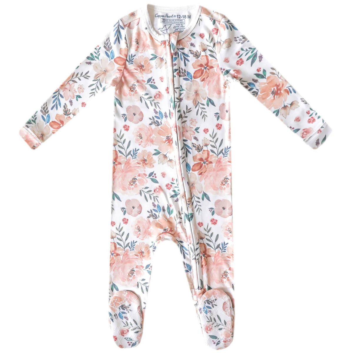 Zip-Up Footie Pajama - Autumn