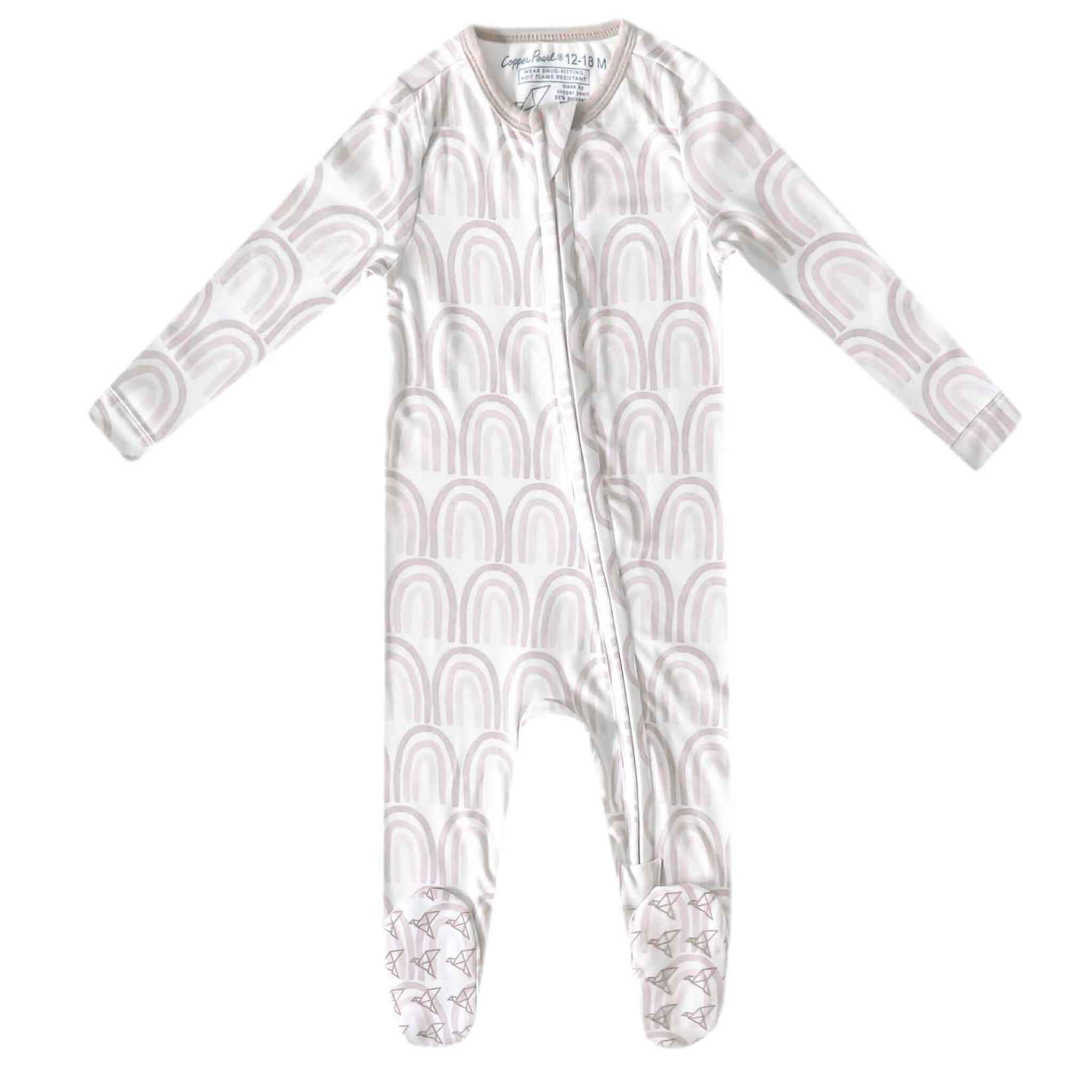 Zip-Up Footie Pajama - Bliss