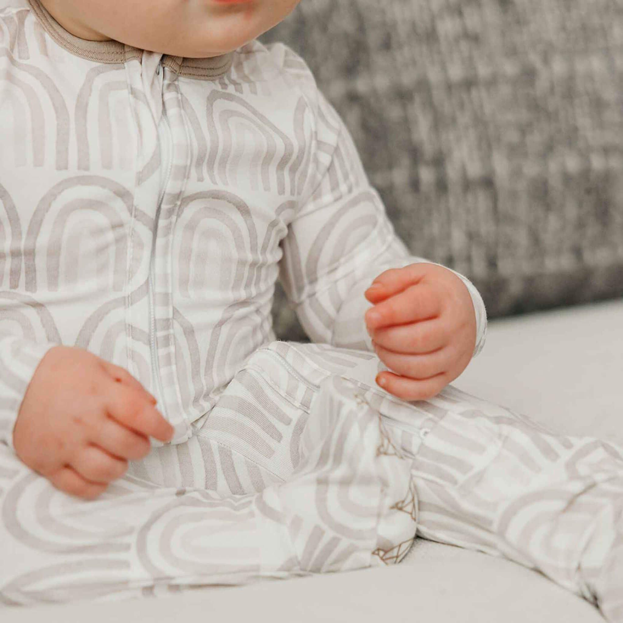 Zip-Up Footie Pajama - Bliss