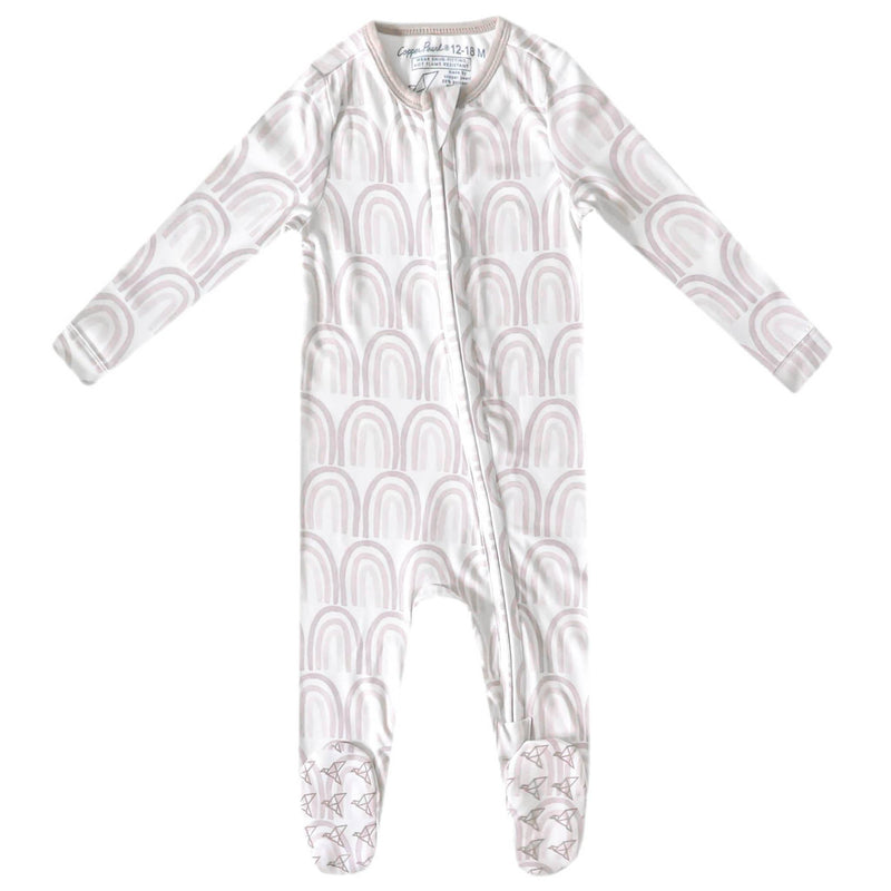 Zip-Up Footie Pajama - Bliss