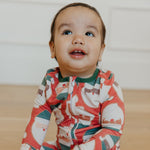 Zip-Up Footie Pajama - Claus
