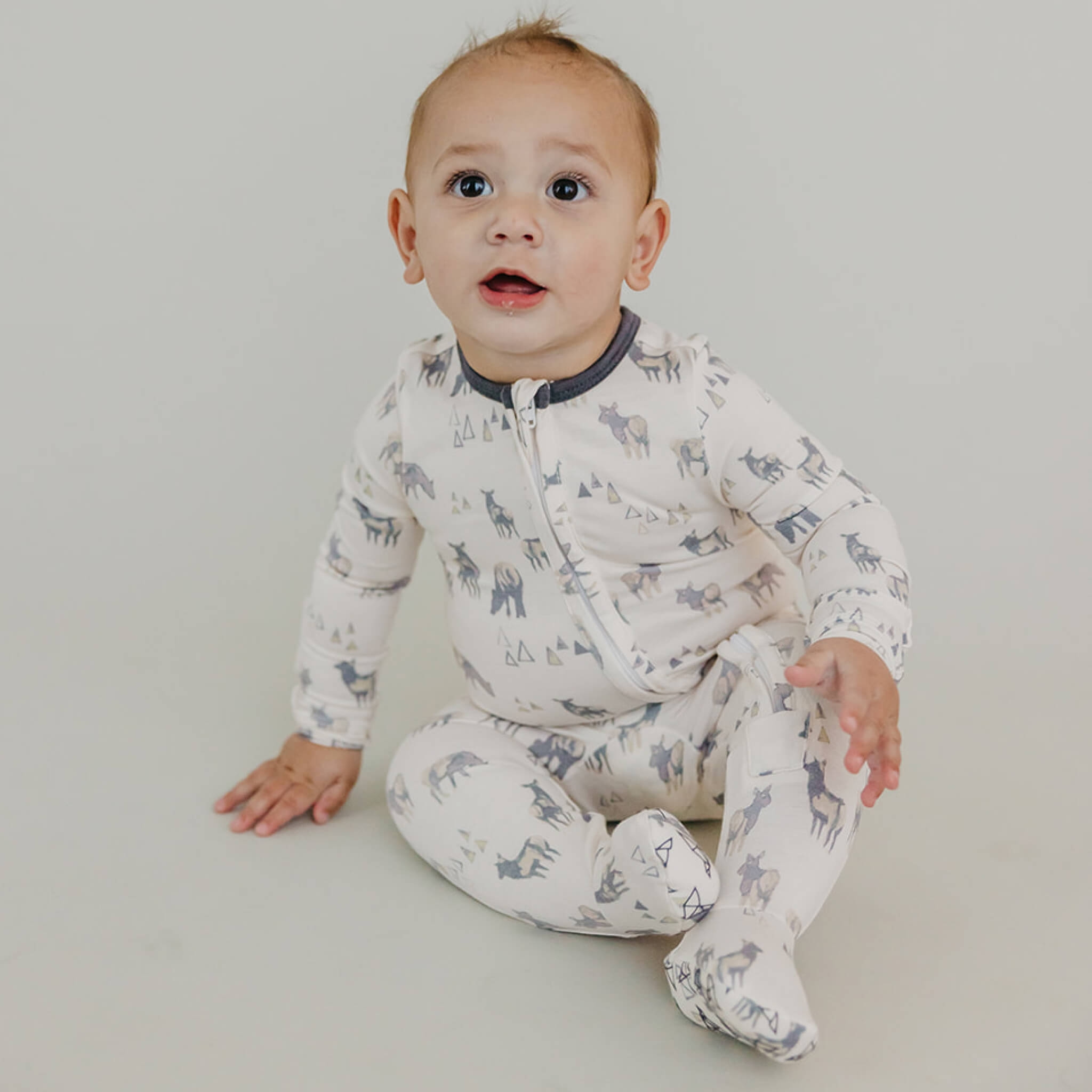 Zip-Up Footie Pajama - Cody