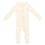 Zip-Up Footie Pajama - Cru