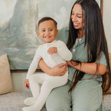 Zip-Up Footie Pajama - Cru