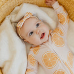 Zip-Up Footie Pajama - Cutie