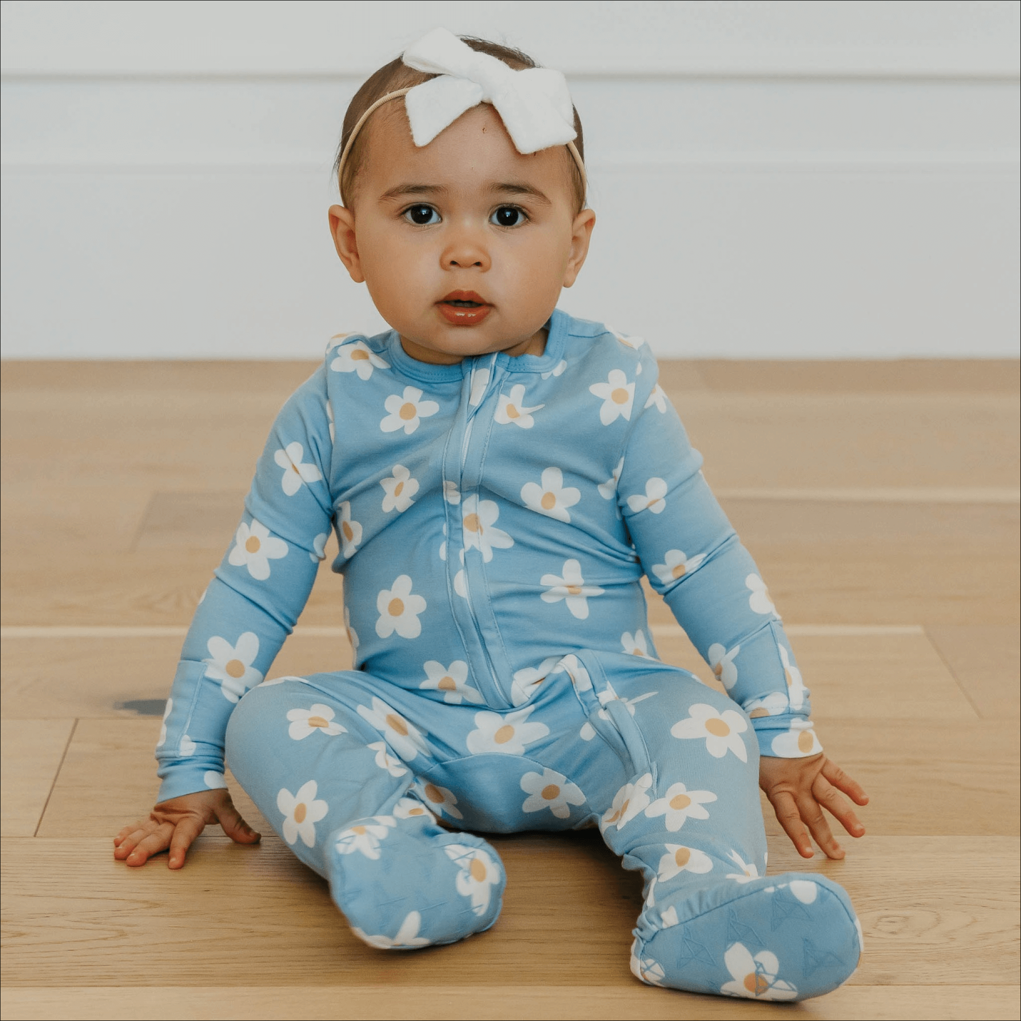 Zip Up Footie Pajama - Della