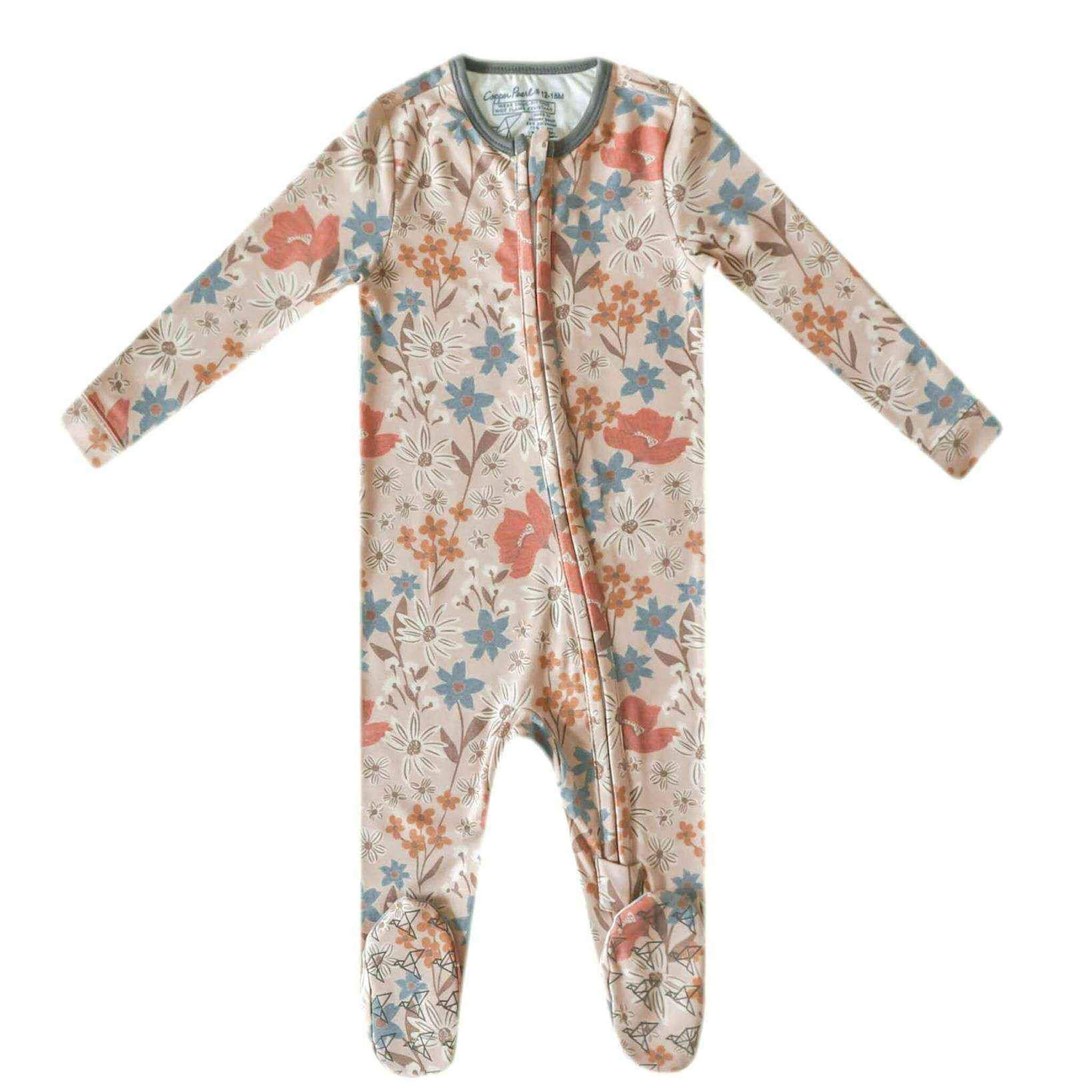 Zip-Up Footie Pajama - Eden