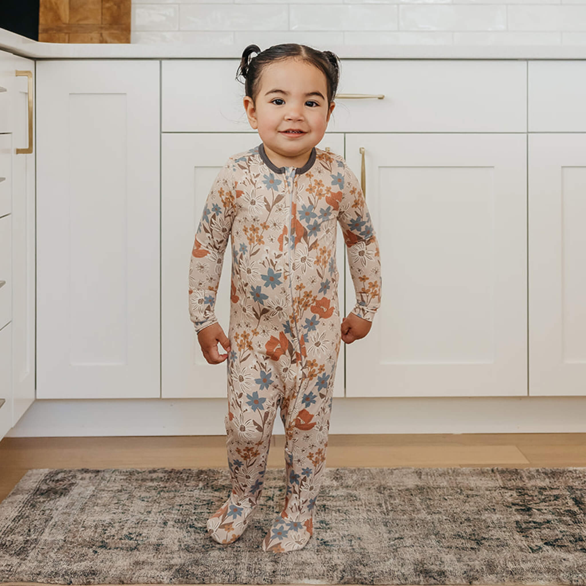 Zip-Up Footie Pajama - Eden