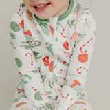 Zip-Up Footie Pajama - Elf