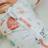 Zip-Up Footie Pajama - Farmstead
