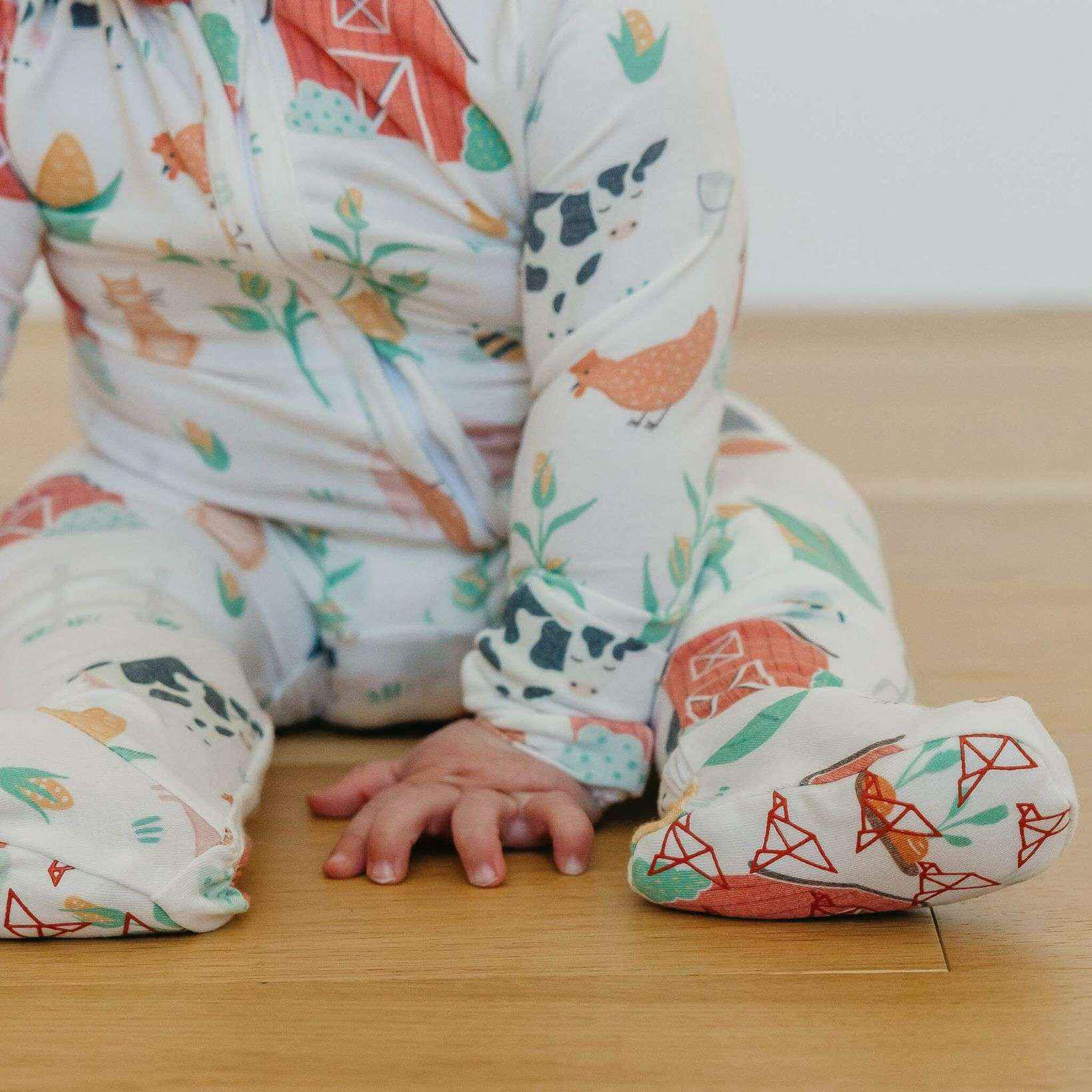 Zip-Up Footie Pajama - Farmstead