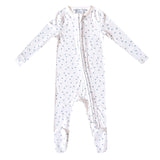 Zip-Up Footie Pajama - Haze